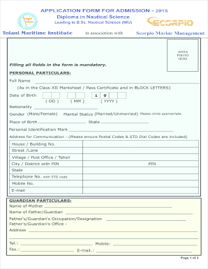 Scorpio Sponsorship Test  Form