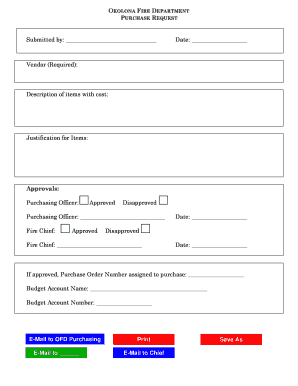 Purchase Request Form