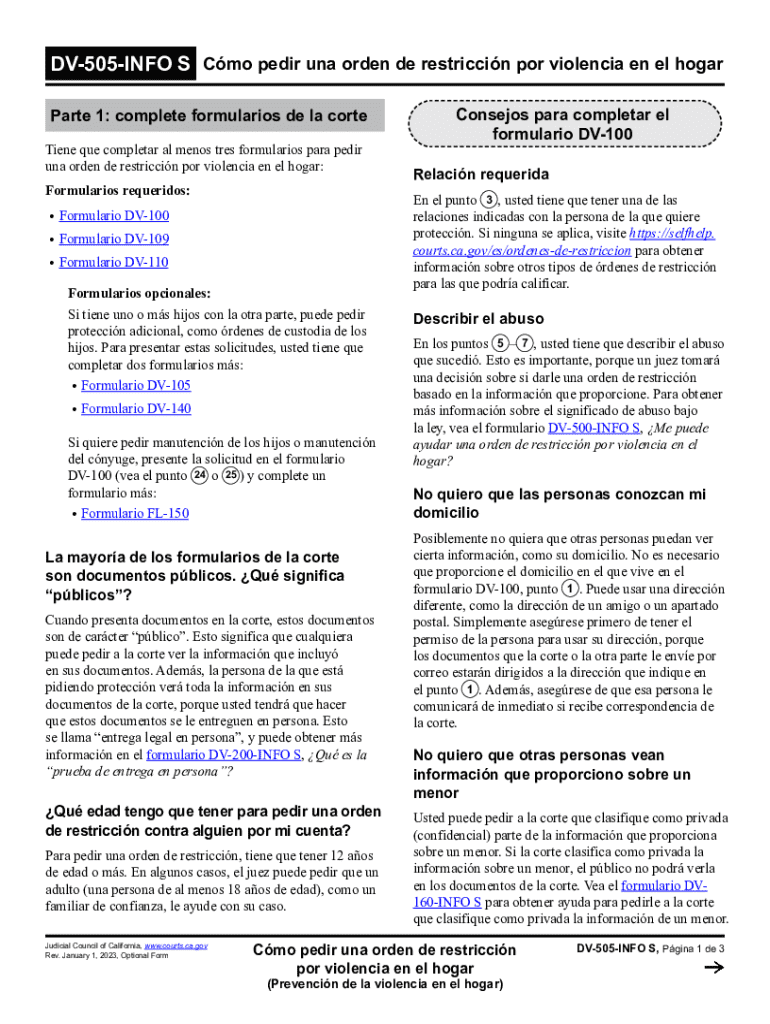DV 505 INFO S 2023-2025