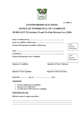 Form Cf 004b Withdrawal Form Governorship 03 12 10 Inec Inecnigeria