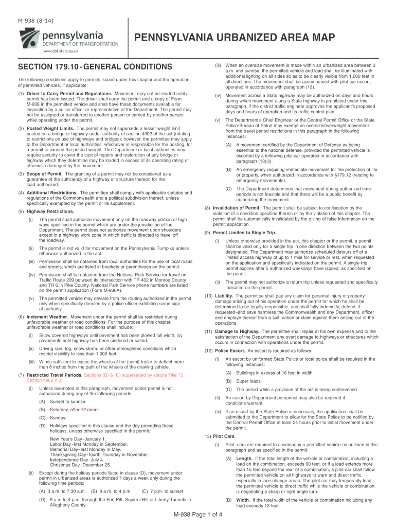  M 938 Map Form 2014