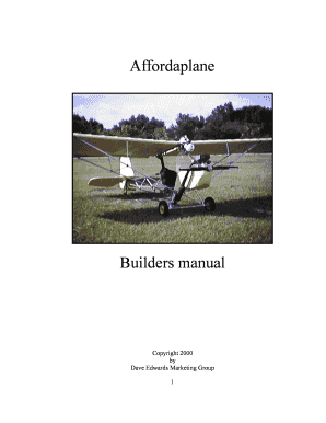 Affordaplane Plans PDF  Form