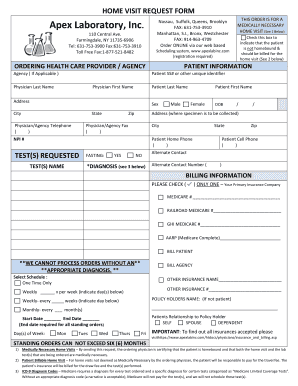 Apex Home Draw  Form