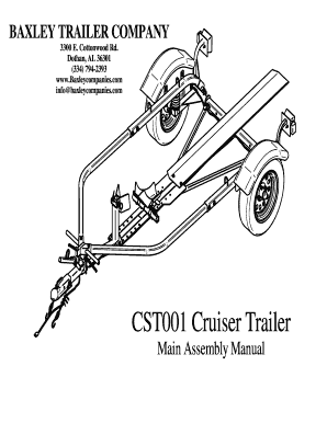 Baxley Trailer  Form