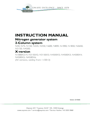 Instruction Manual OXYMAT  Form