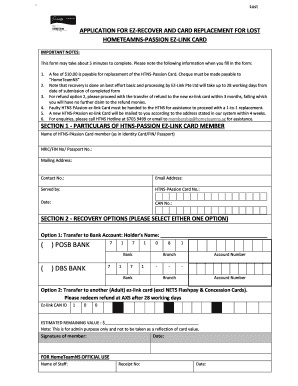 Hometeamns Passion Card Replacement  Form