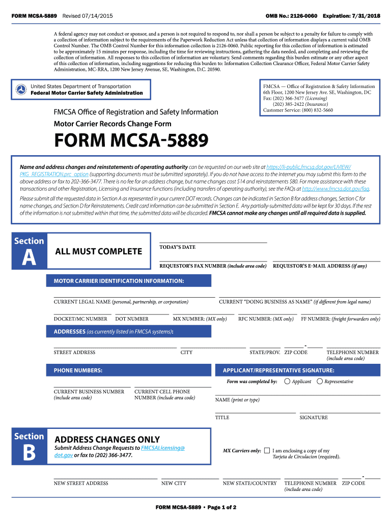 Get and Sign Mcsa 5889 2015-2022 Form