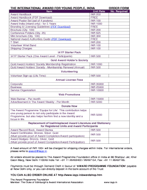 Iayp Registration  Form