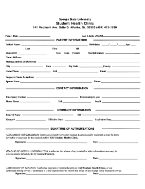 Demographic Information Form