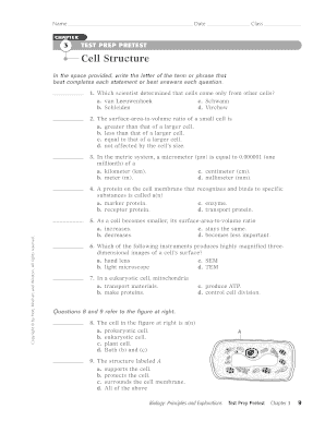 Biology Principles and Explorations Answer Key PDF  Form