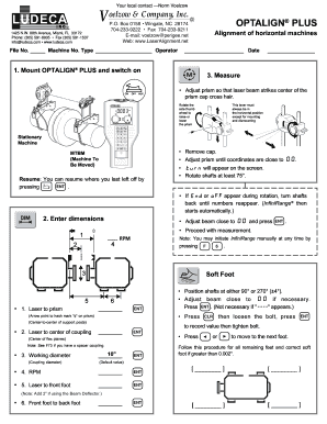 Optalign Plus Manual PDF  Form