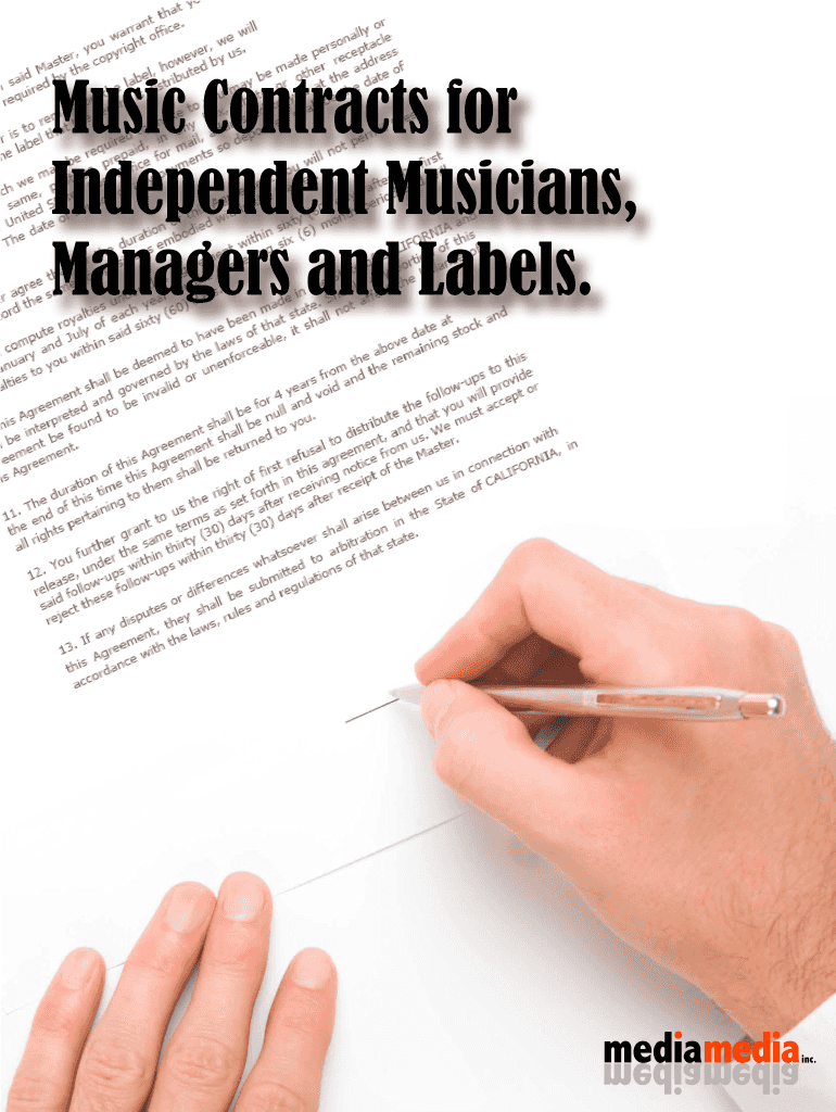 Contracts for Independent Musicians Indie  Form