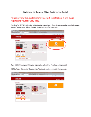 Shivyog Portal  Form