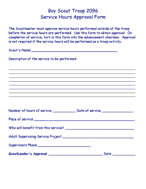 Troop 2096  Form