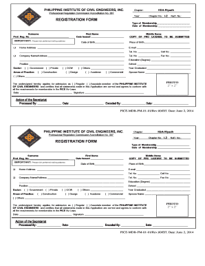 Pice Portal  Form