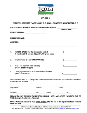 Tico Form 1