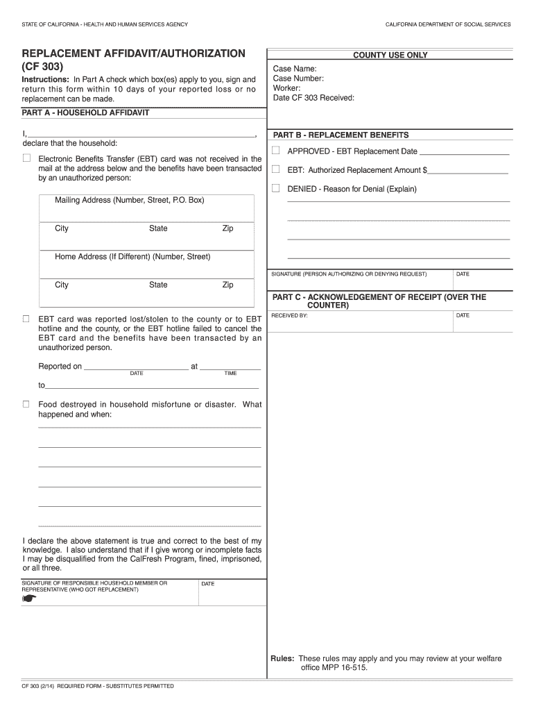 Cf303  Form