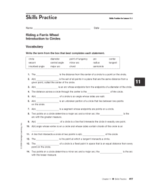 10 1 Skills Practice Riding a Ferris Wheel Vocabulary  Form