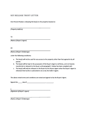 Key Exchange Form