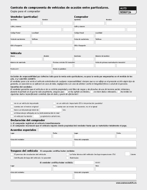 Contrato De Compraventa PDF  Form