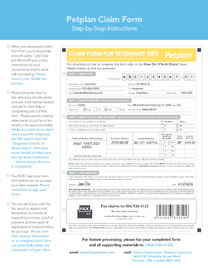 Fetch Pet Insurance Claim Form