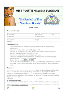 National Youth Council Application Form