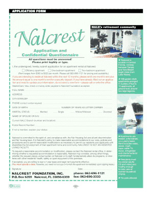 Nalcrest Application  Form