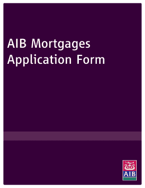 Aib Mortgage Application Form