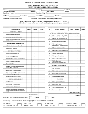 PDF Very Narrow Aisle Truck Marking Paper  Form