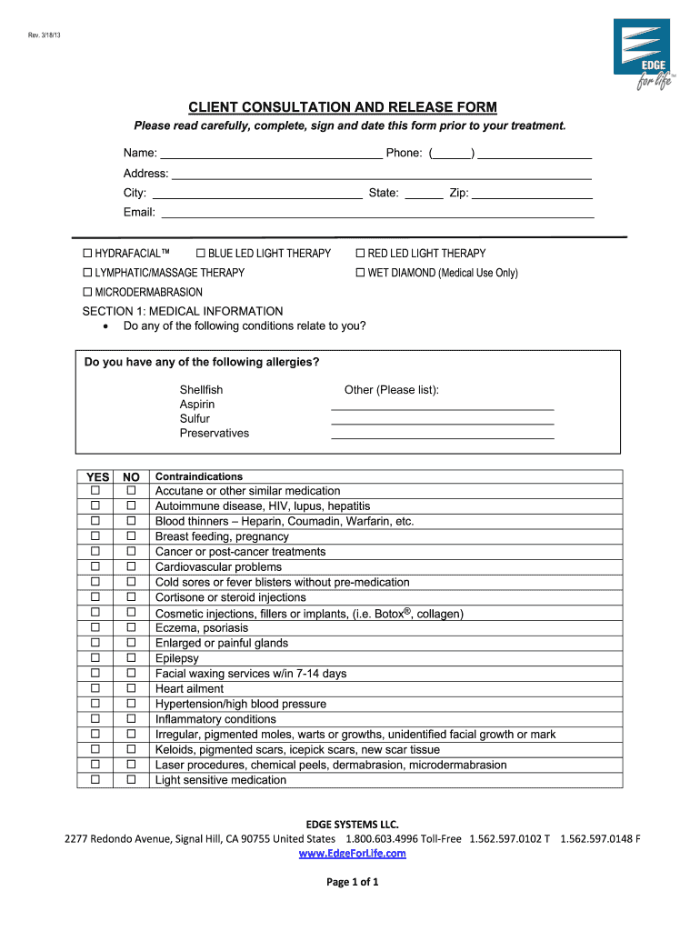  Hydrafacial Consent Form 2013-2024