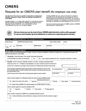 Omers Form 143