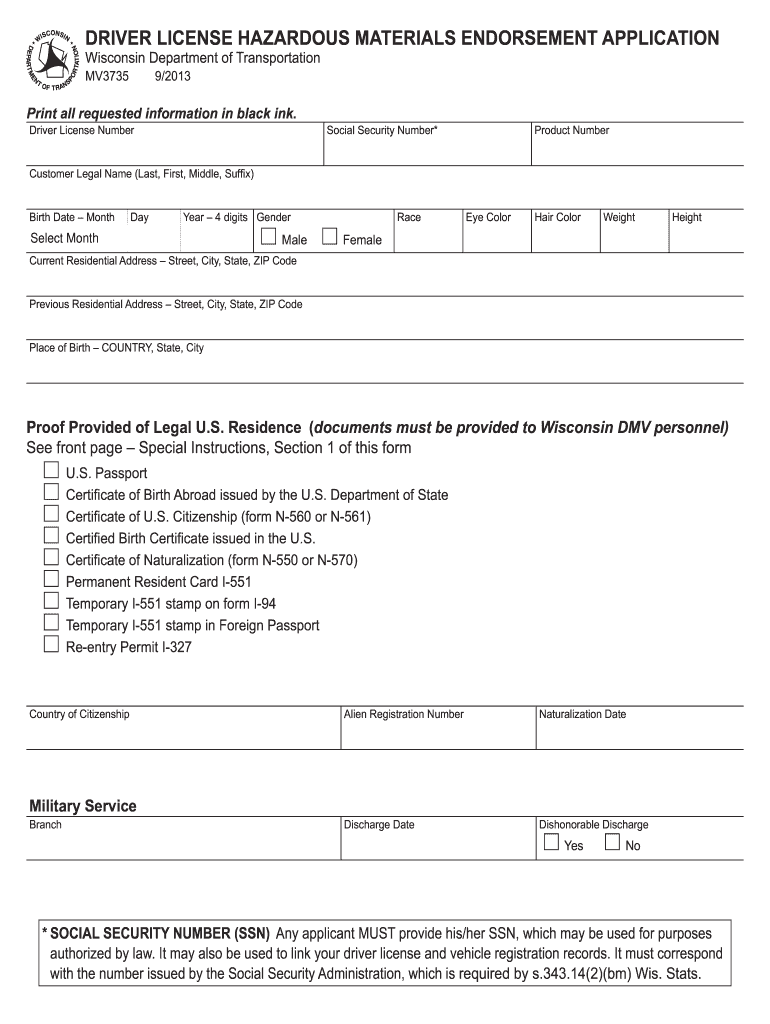  Form Mv3735 2013