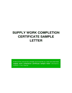 Cctv Installation Completion Certificate  Form