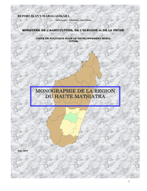 Monographie De Fianarantsoa PDF  Form