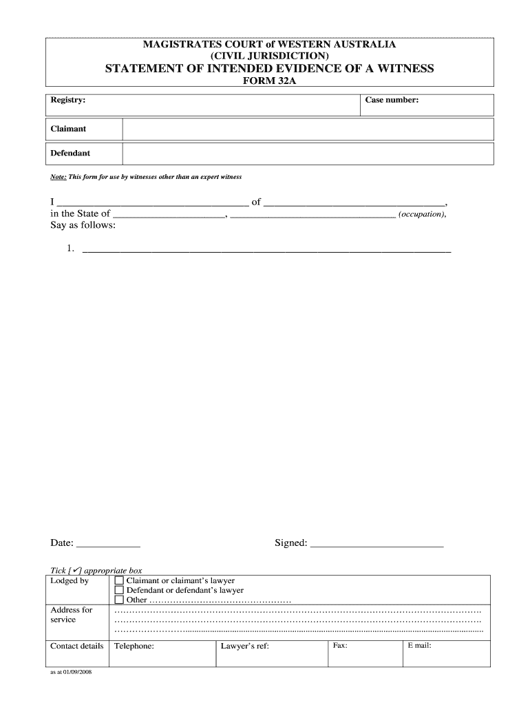  Form 32a 2008-2024