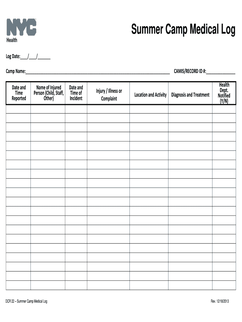 Dcr 22  Form