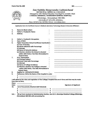 Nhl Medical College Merit List  Form