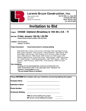 Bruun Construction  Form