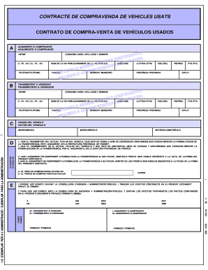 Contrato De Compraventa De Vehículo PDF Form - Fill Out and Sign Printable  PDF Template | signNow