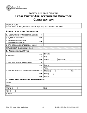  Illinois Provider Certification 2015-2024