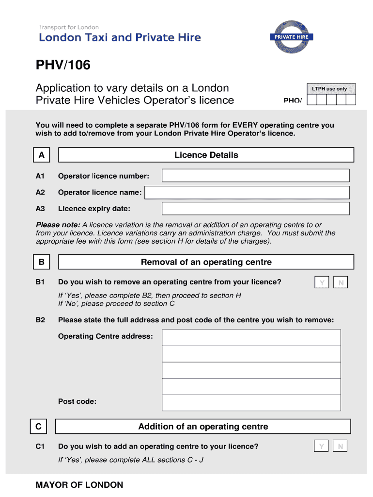 Phv 106  Form