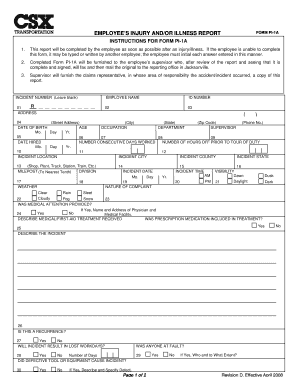 Illness Report Form