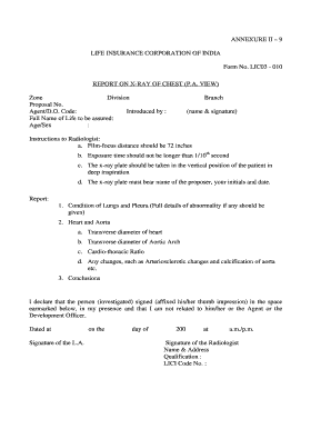 Foot X Ray Report Sample  Form