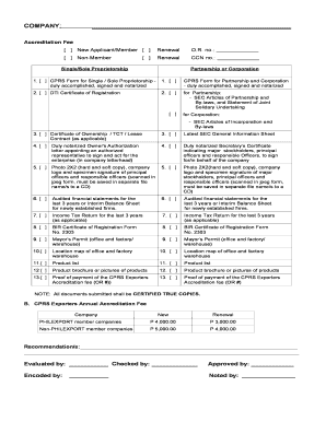 Cprs Renewal Form