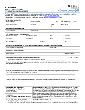 Bcbs Prior Authorization Form PDF