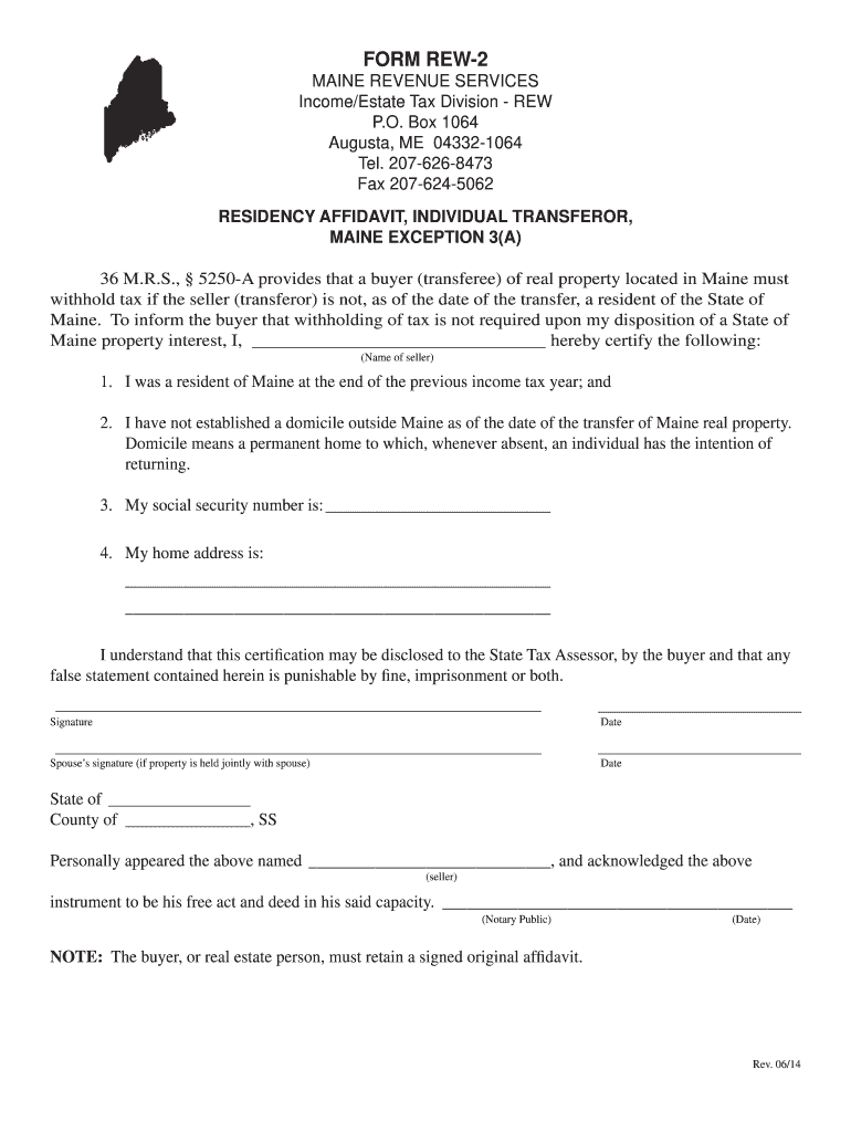 Get and Sign Rew 2 2014 Form