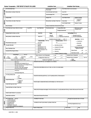 Iowa First Report of Injury  Form