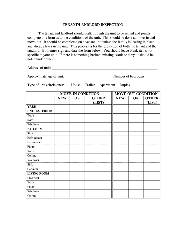 Dca Inspection Checklist  Form