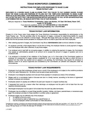  Form LL 2 and LL 2A Twc State Tx 2017-2024