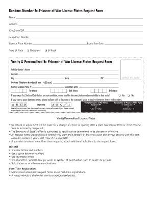 Illinois Ex Request  Form